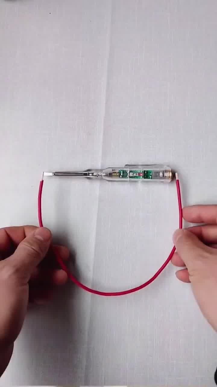 彩光測電筆,能看清紅綠燈就能用 電工